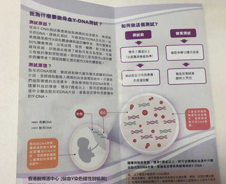 不懂的孕妈快来看，解析去香港鉴定胎儿性别的