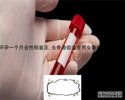 广州怀孕一个月去性别鉴定,去香港验血查男女寄血过去真的可靠吗